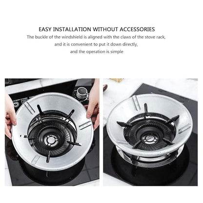 Gas Saver and Windproof Burner Stand [Saves gas by 40%]