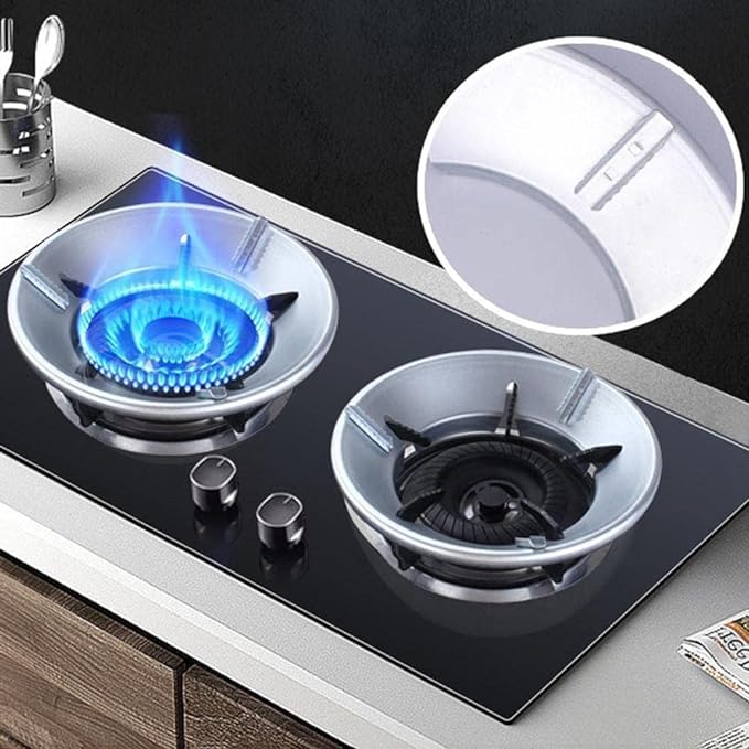 Gas Saver and Windproof Burner Stand [Saves gas by 40%]