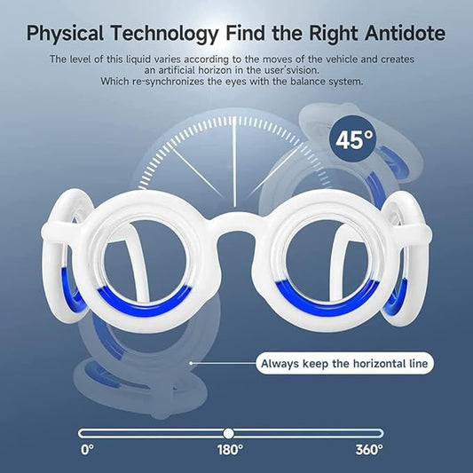 Motion Sickness Relief Glasses