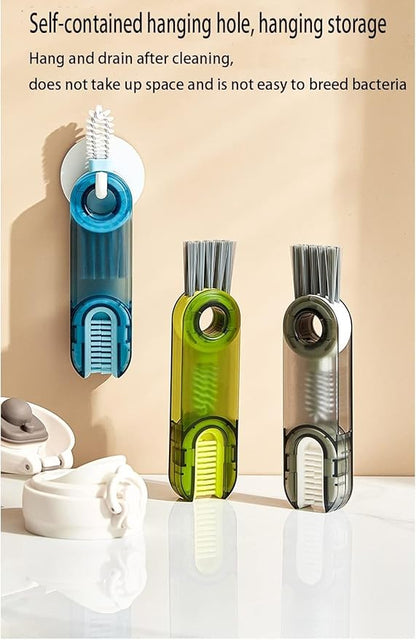 360° Rotating 3 in 1 Multifunctional Cleaning Brush, Bottle Cleaning Brush, Cup Cleaner Brush