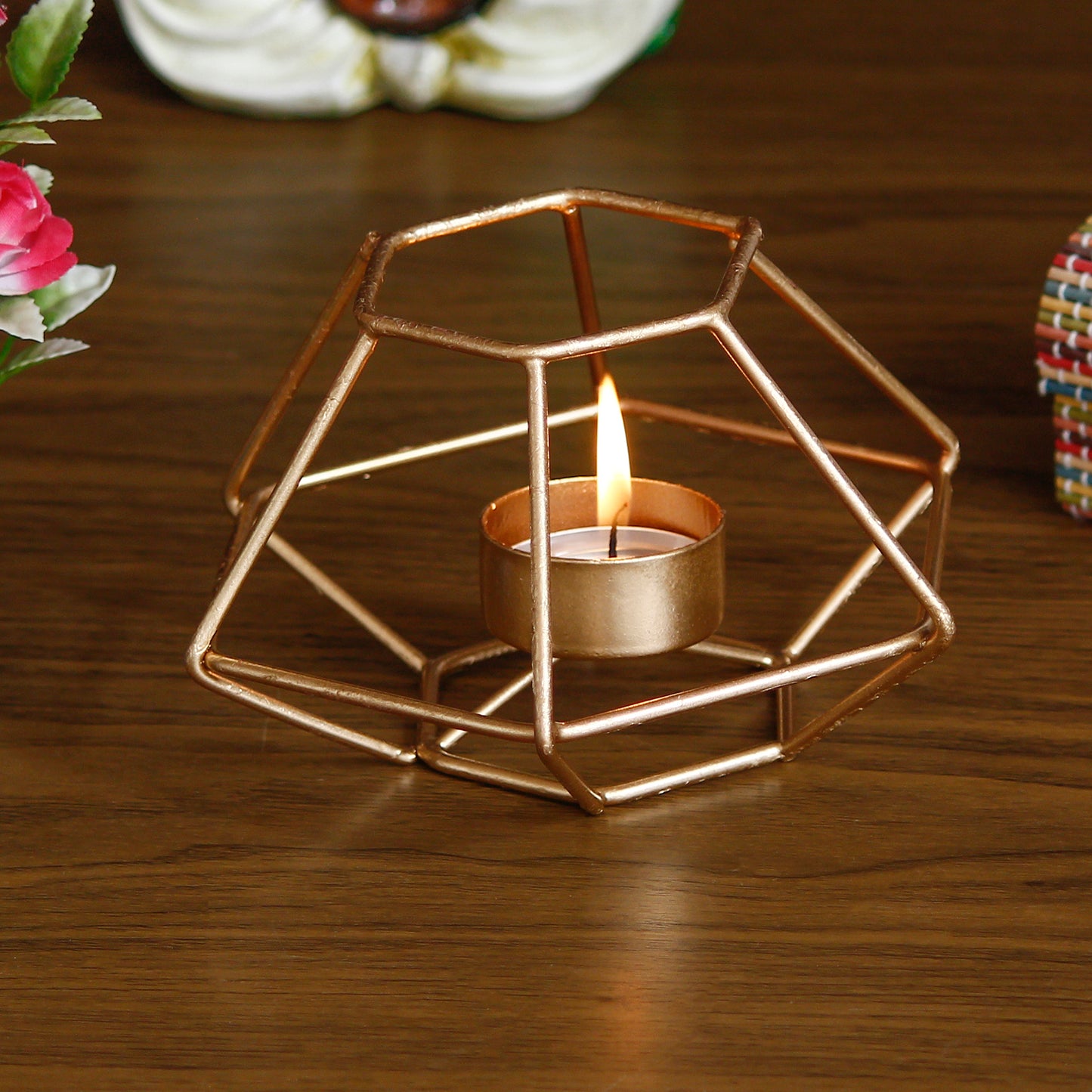 Decorative Handcrafted Metal Tea Light Holder