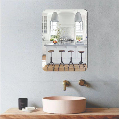 Flexible Oval Shape Plastic Mirror For Wall Mirror