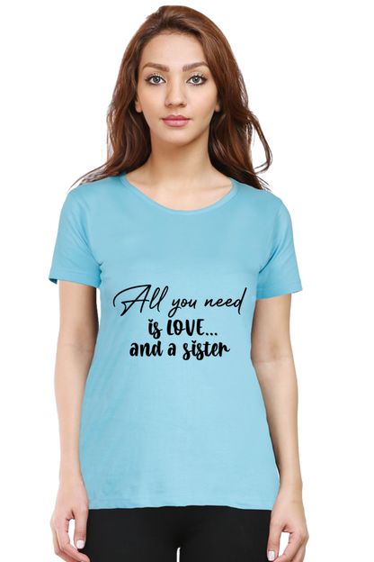 T Shirt for Girls - Sister's Love