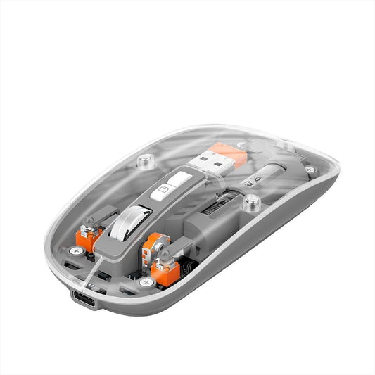 Wireless Bluetooth Lightweight, Rechargeable, Transparent Mouse