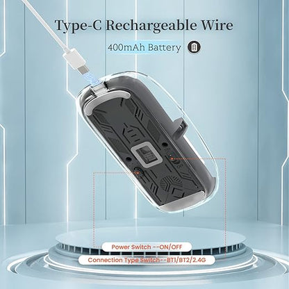 Wireless Bluetooth Lightweight, Rechargeable, Transparent Mouse
