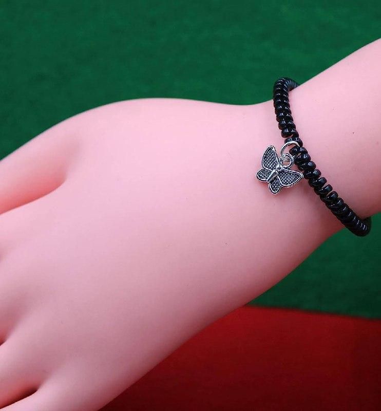 Mady Nazar Protection stretchable Good Luck Healing Bracelet (Pack of 4)