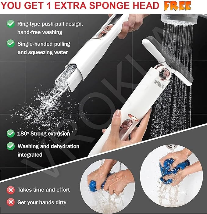 EZcleen™ Portable Self-Squeeze Mini Mop