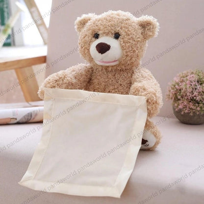 Peek-A-Boo Brown Teddy Bear: Singing, Moving, and Interactive Fun