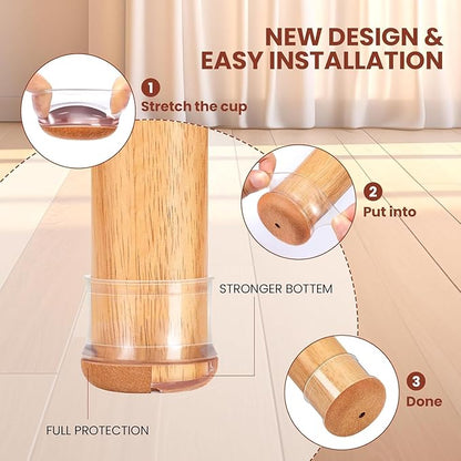 Thox™ Premium Silicone Furniture Leg Floor Protectors