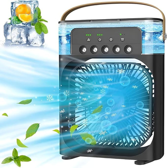 Portable Air Conditioner Fan Personal Air Cooler Desk Cooling Fan