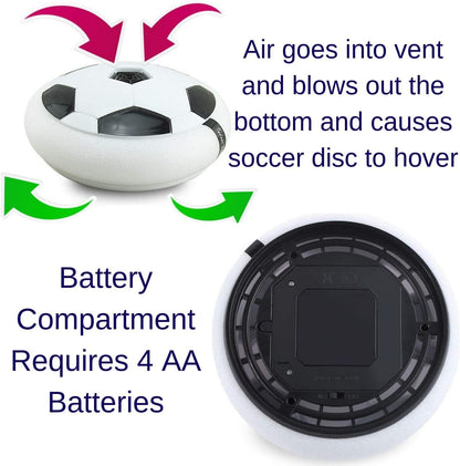 Hovering Soccer Ball for Toddlers with Flashing LED Lights