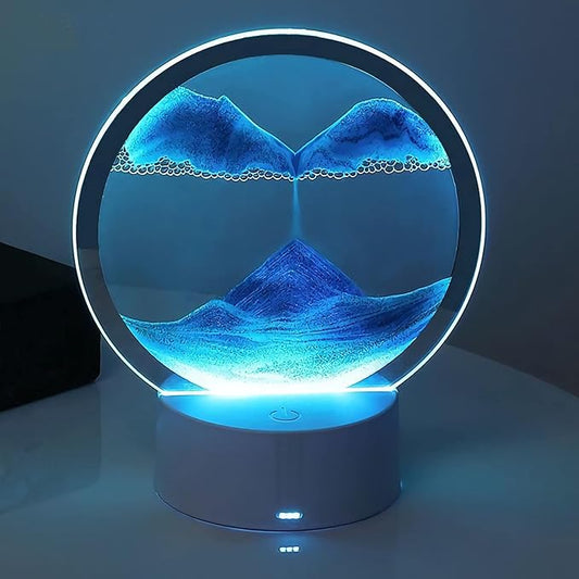 THOE™ 3D Sand Art Liquid Motion Display With LED Light