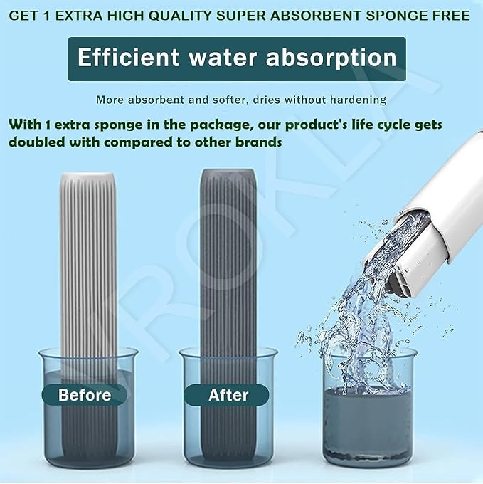 EZcleen™ Portable Self-Squeeze Mini Mop