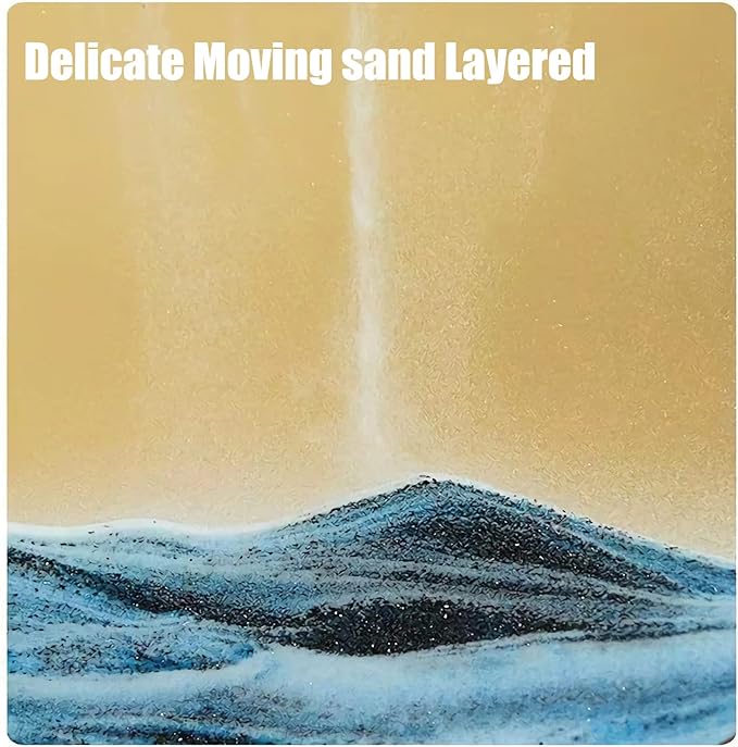 THOE™ 3D Sand Art Liquid Motion Display With LED Light
