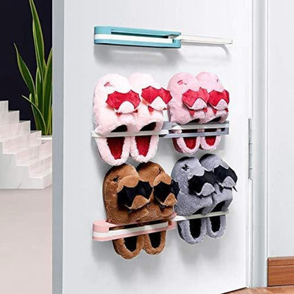 SpaceNest™ Foldable Shoe & Slipper Organizer Rack