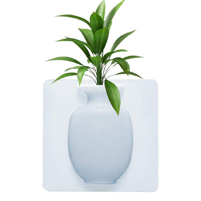 Silicone Vase-Wall Mounted Removable Sticky Vase