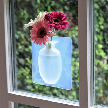 Silicone Vase-Wall Mounted Removable Sticky Vase