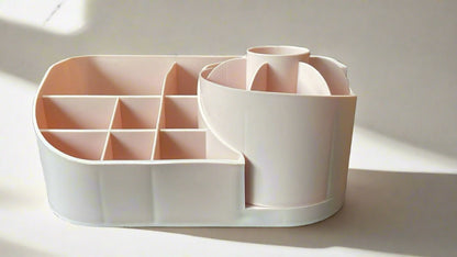 360 Degree Rotating Cosmetic Desk Storage Display Case