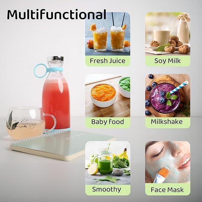 Travel Portable Mini Juice Blender with USB recharge
