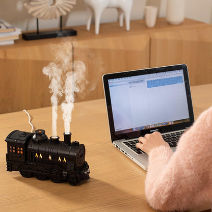 Retro Train Portable Mini Humidifier – Perfect for Bedroom & Living Room