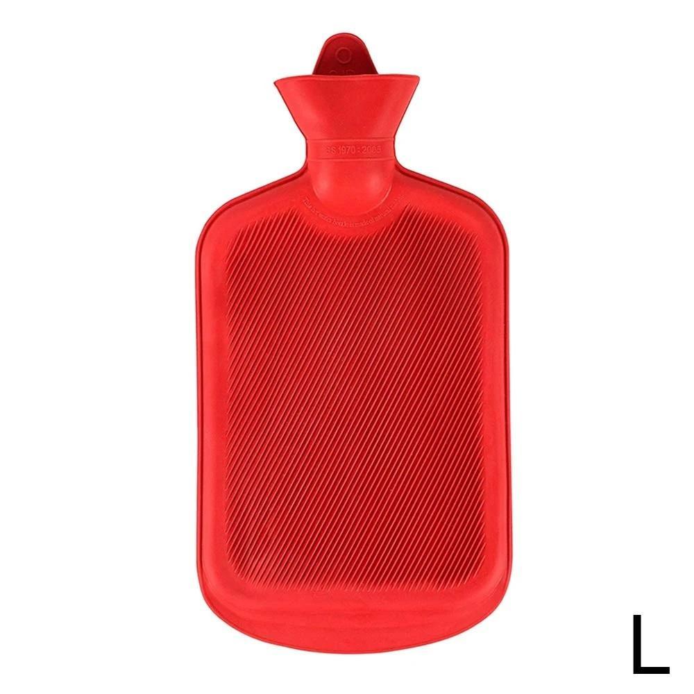 Large rubber hot water bag for pain relief and heating therapy.