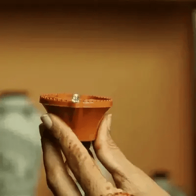 LED Light Water Sensor Diyas with, Ambient Lights for Diwali, Festivals