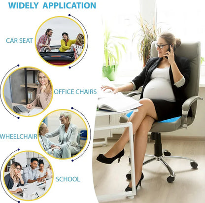 Orthopedic Seat Gel Cushion for Office Chair, Car Seat