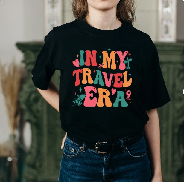 THOX Oversized T-Shirt for Women - In My Travel Era