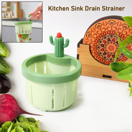 TKitchen™ Plastic Kitchen Sink Drain Strainer (Pack Of 2)