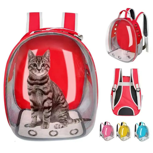 Pet Cat, Small Dog Carrying Bag Pet Backpacks Breathable Portable and Transparent