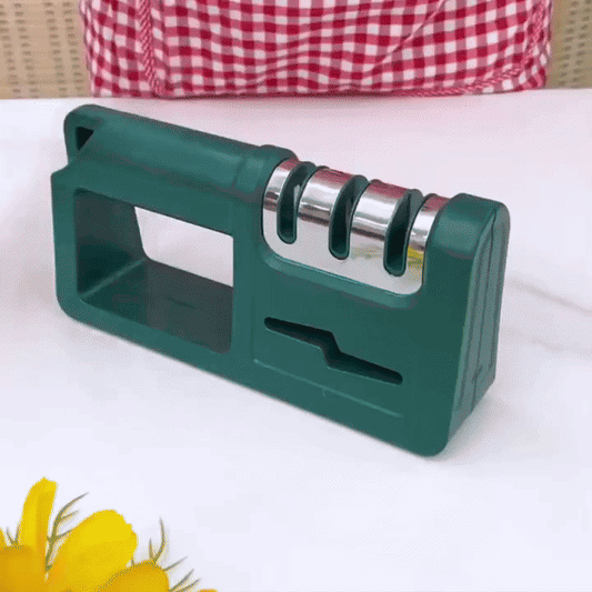 BladePro™ Premium Handheld 3-Step Knife Sharpener for Kitchen