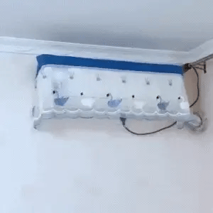 AirWrapx™ Premium Folding Split AC Dust Cover – Washable & Dustproof