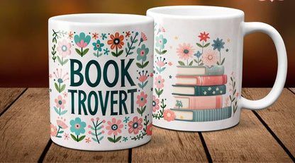 Coffee Mug for Book Lovers - BOOKTROVERT