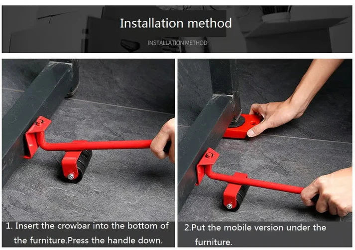 THOE™ Premium Heavy Furniture Lifter Tools with Sliders for Easy and Safe Shifting