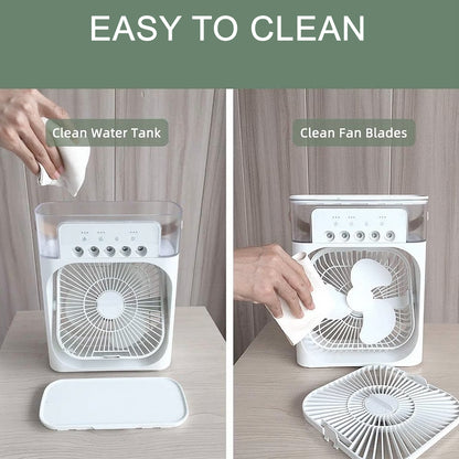 Portable Air Conditioner Fan Personal Air Cooler Desk Cooling Fan